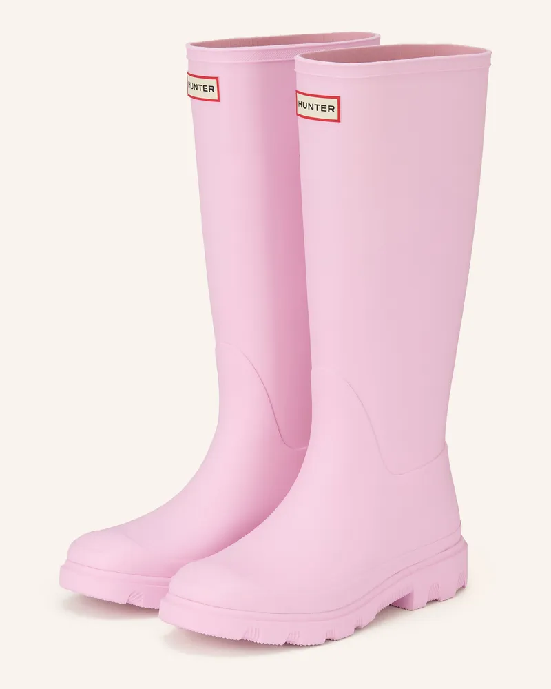 Hunter Gummistiefel DOWNPOUR TALL Rosa