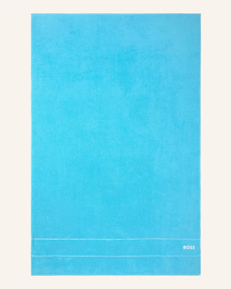 HUGO BOSS Badetuch PLAIN Hellblau