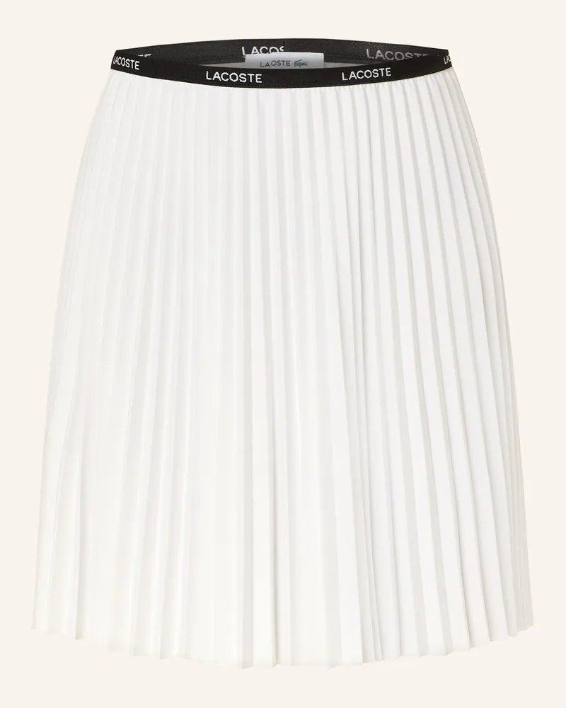 Lacoste Plisseerock weiss Weiss