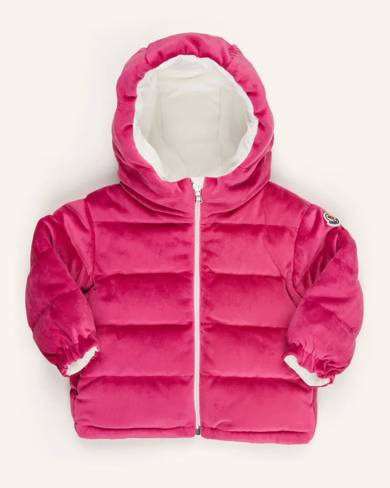 Moncler Daunenjacke DAOS aus Samt Pink