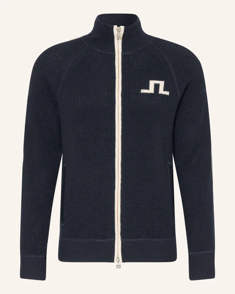 J.Lindeberg Strickjacke blau Dunkelblau