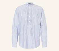 Trachtenhemd Comfort Fit Mit Stehkragen blau