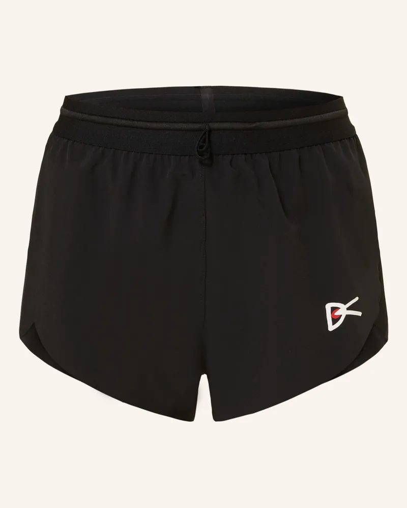 District Vision 2-in-1-Laufshorts Schwarz
