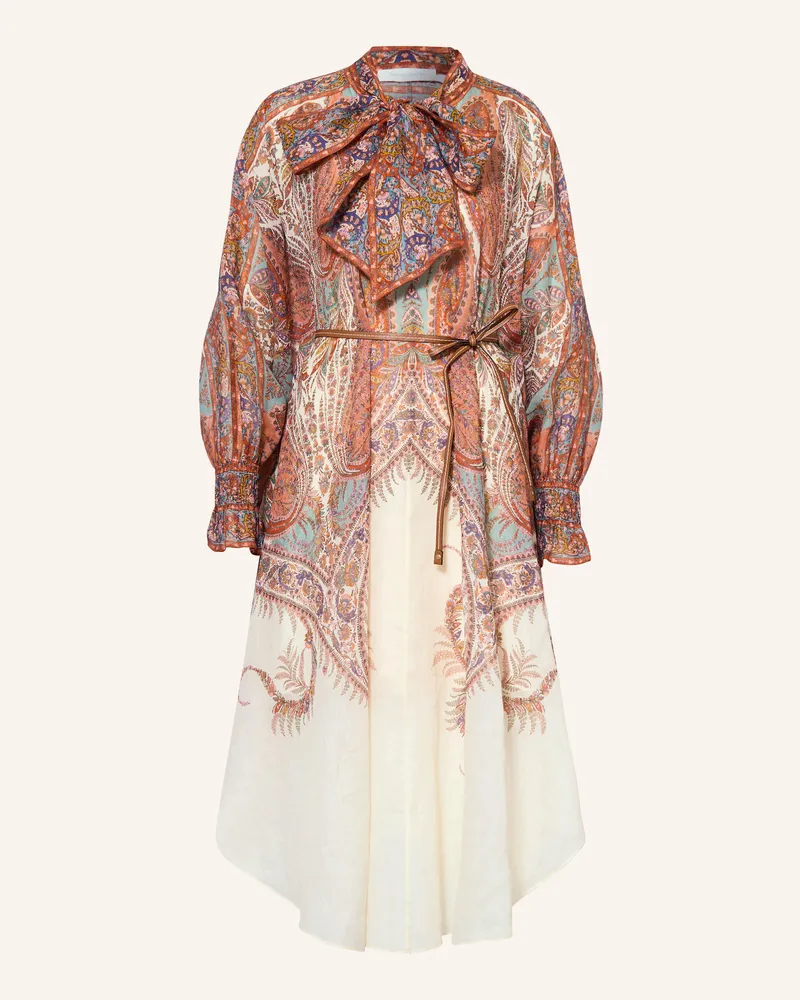 Zimmermann Schluppenkleid Rhiannon beige Creme