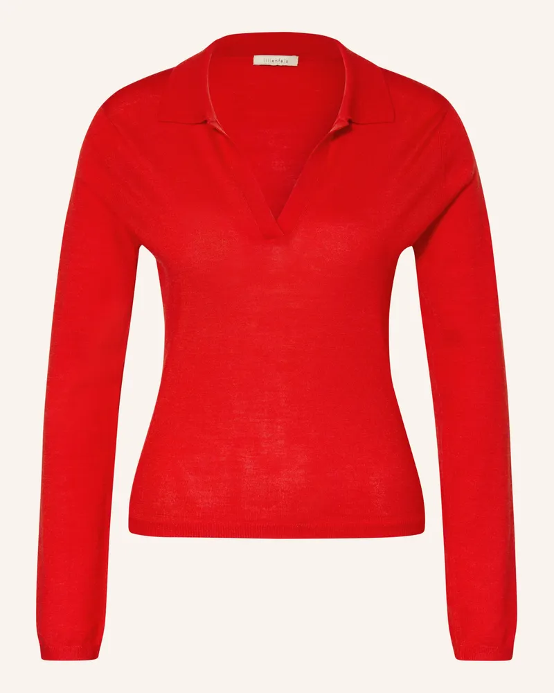 lilienfels Pullover Mit Merinowolle rot Rot