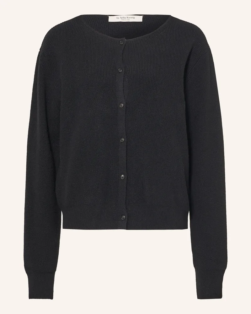by Aylin Koenig Strickjacke Sofie Mit Merinowolle schwarz Schwarz