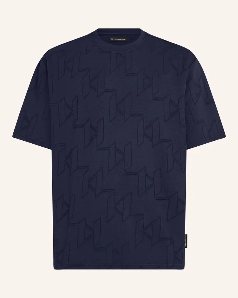 Karl Lagerfeld T-Shirt blau Dunkelblau