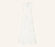 Kleid Mit Spitze weiss