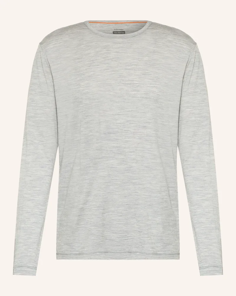 Icebreaker Funktionsshirt 150 Lodge Aus Merinowolle grau Grau