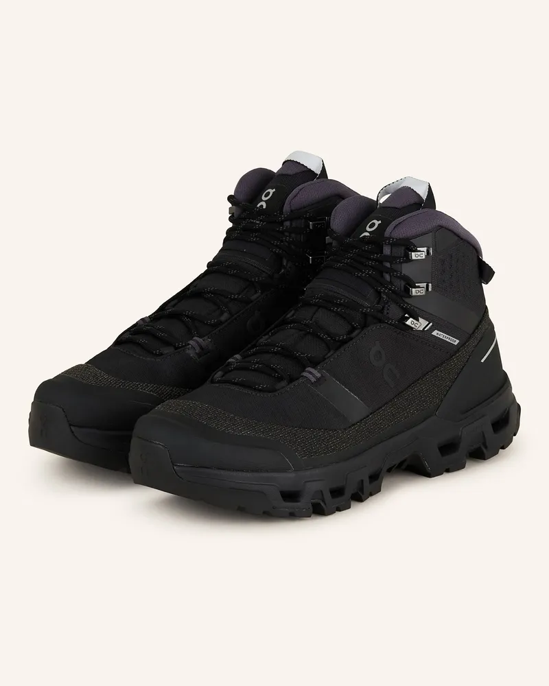 ON Wanderschuhe CLOUDROCK TREK WP Schwarz