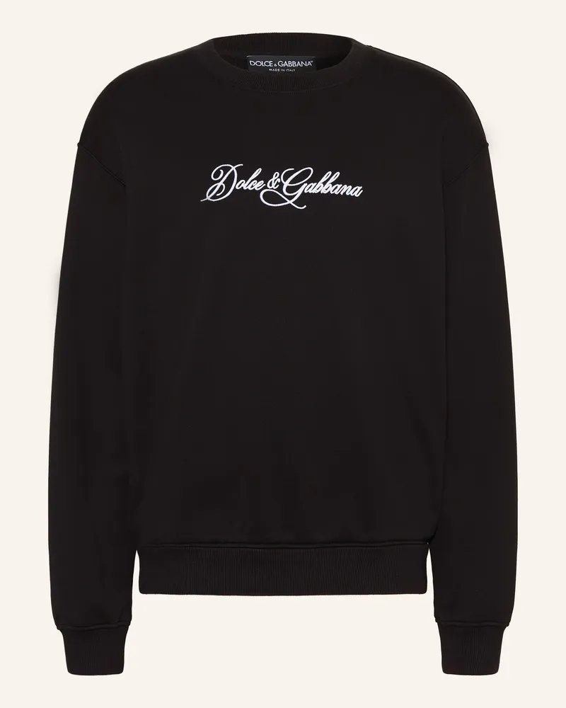 Dolce & Gabbana Sweatshirt schwarz Schwarz