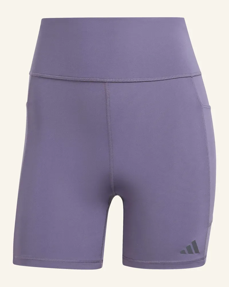 adidas OWN THE RUN KURZE LEGGINGS Lila