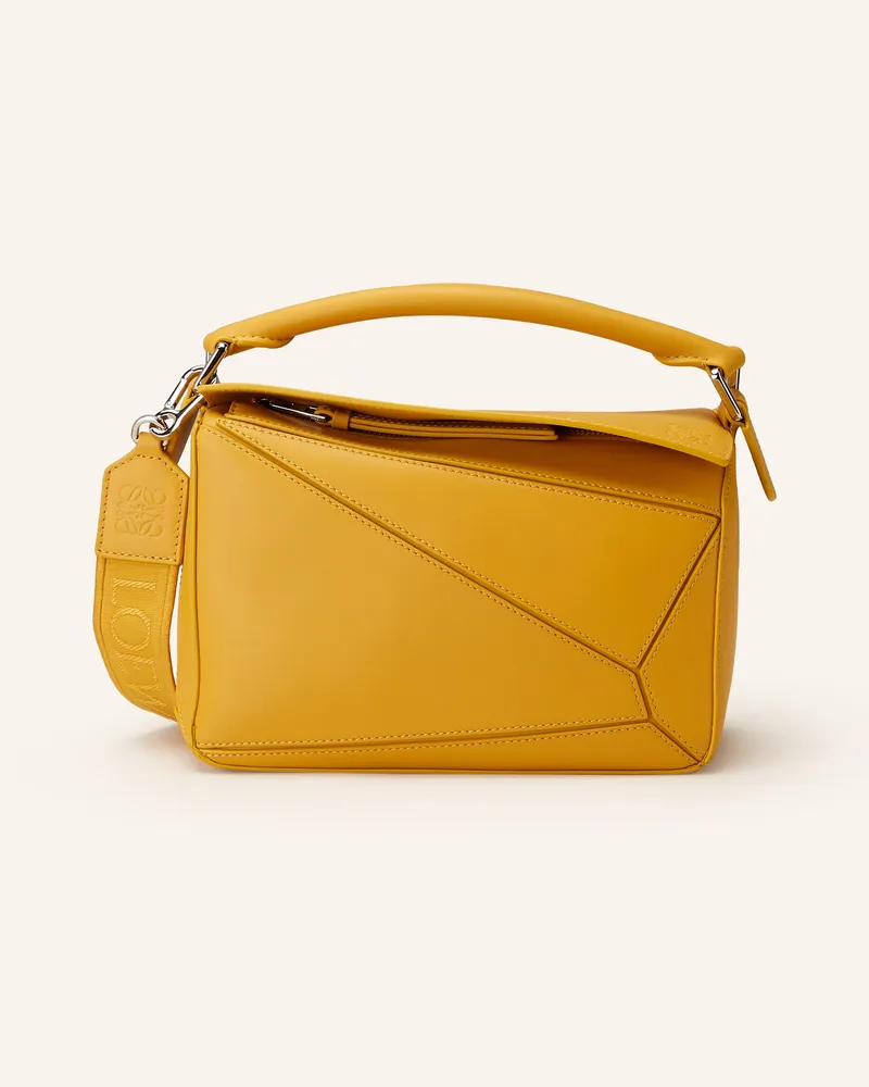 Loewe Handtasche PUZZLE SMALL Dunkelgelb
