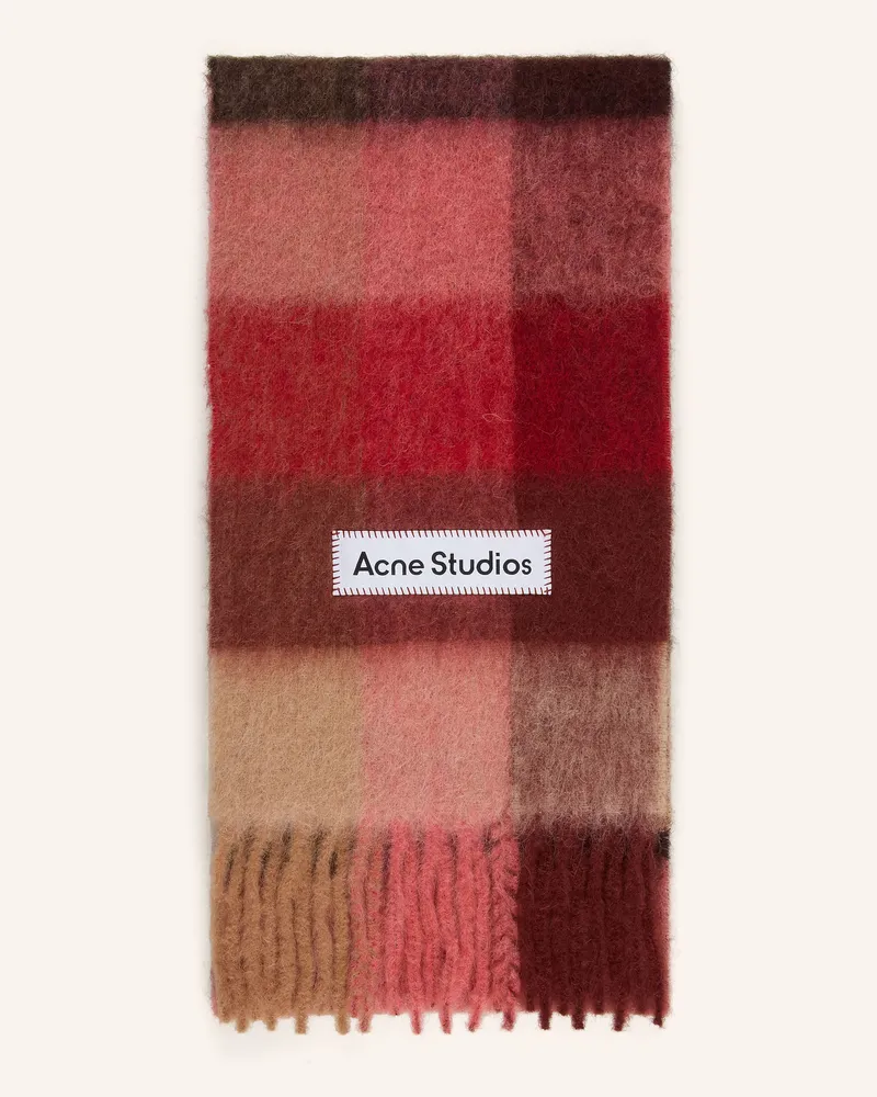 Acne Studios Schal Mit Alpaka pink Rot