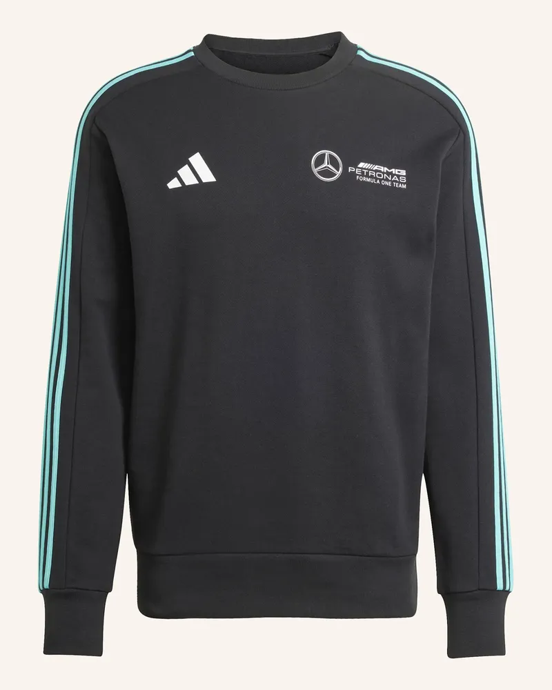 adidas MERCEDES - AMG PETRONAS FORMULA ONE TEAM DNA SWEAT OBERTEIL Schwarz