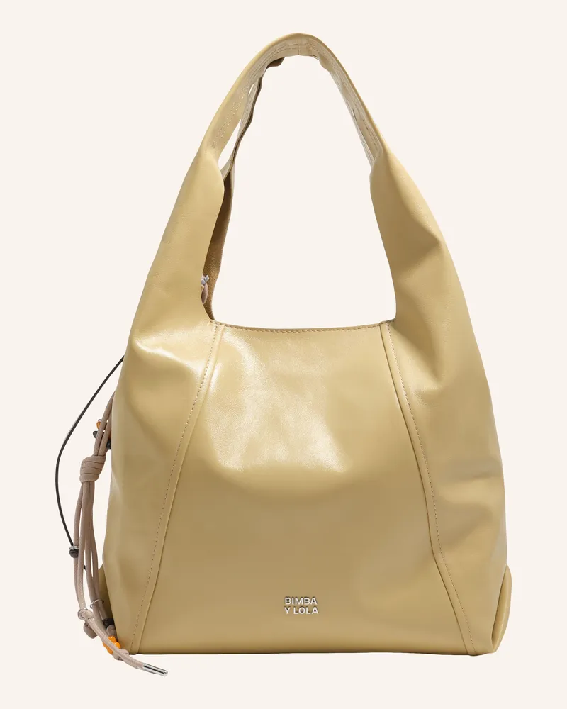 BIMBA Y LOLA Ledertasche beige Khaki