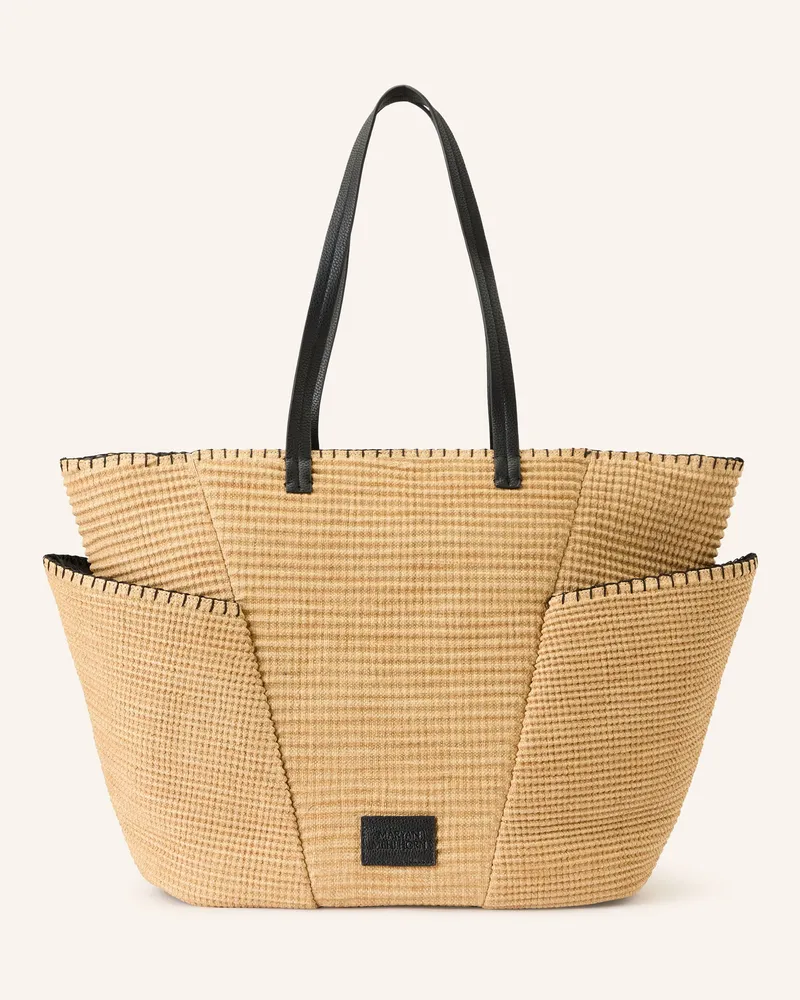 Maryan Mehlhorn Strandtasche Florascape beige Beige