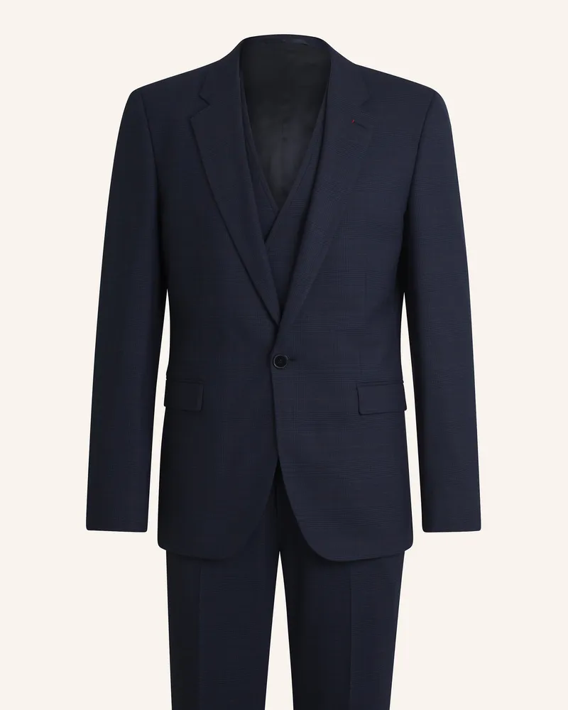 HUGO BOSS Business Anzug ARTI/HESTEN242V1X Extra-Slim Fit Dunkelblau