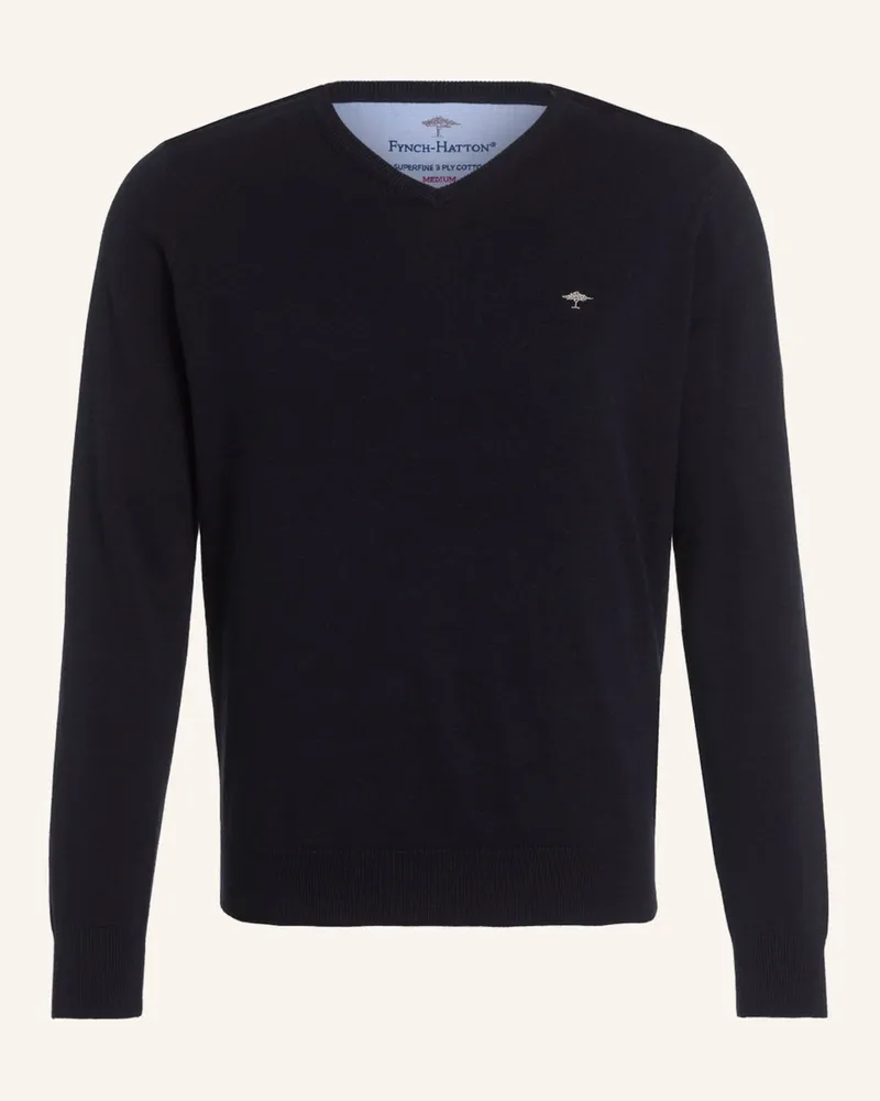 Fynch-Hatton Pullover blau Dunkelblau