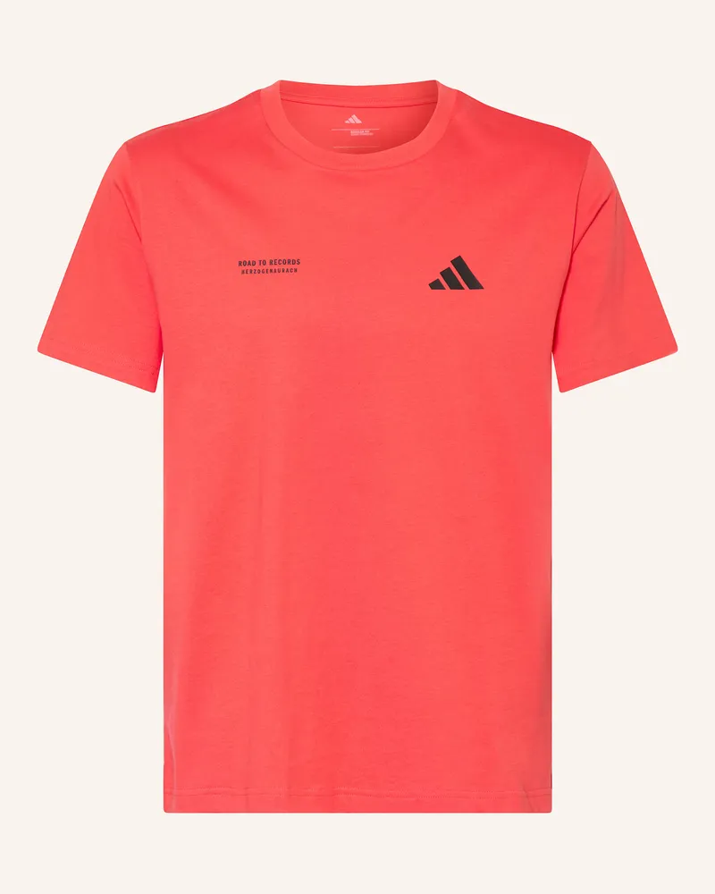 adidas T-Shirt ROAD TO RECORDS GRAPHIC UNITEFIT Rot