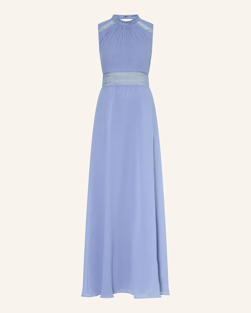 Vera Mont Abendkleid Mit Spitze blau Hellblau