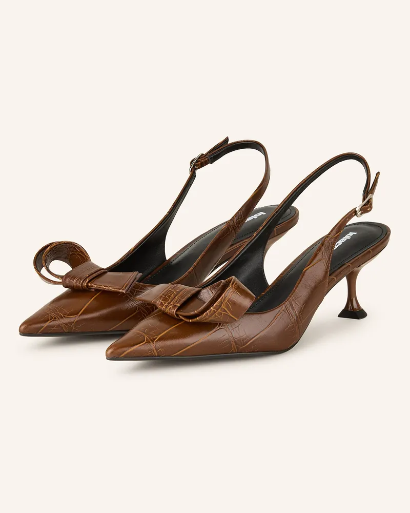 Lola Cruz Slingpumps Braun