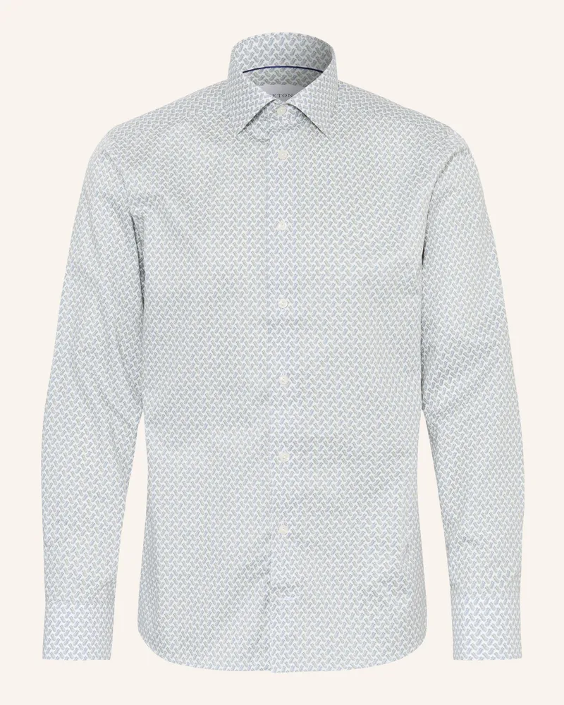 Eton Hemd Slim Fit Oliv