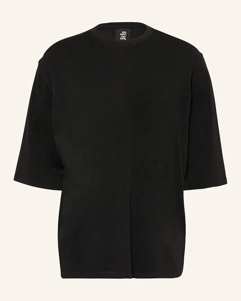 THOM KROM Shirt mit 3/4-Arm Schwarz