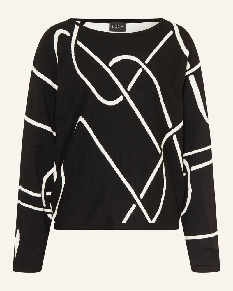 S.Oliver Pullover schwarz Schwarz