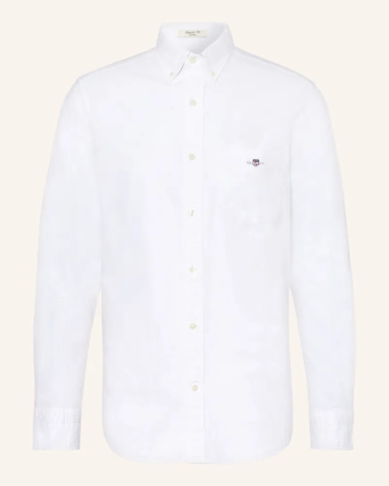 Gant Oxfordhemd Regular Fit Weiss