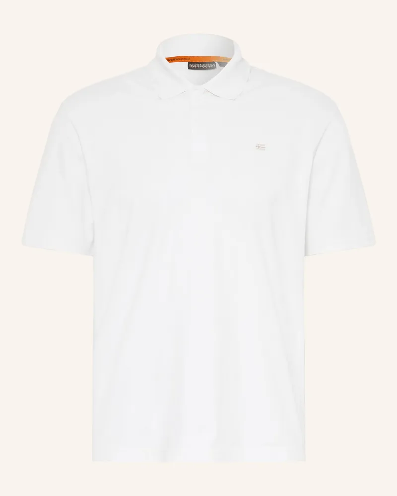 Napapijri Jersey-Poloshirt E-Nedles weiss Ecru
