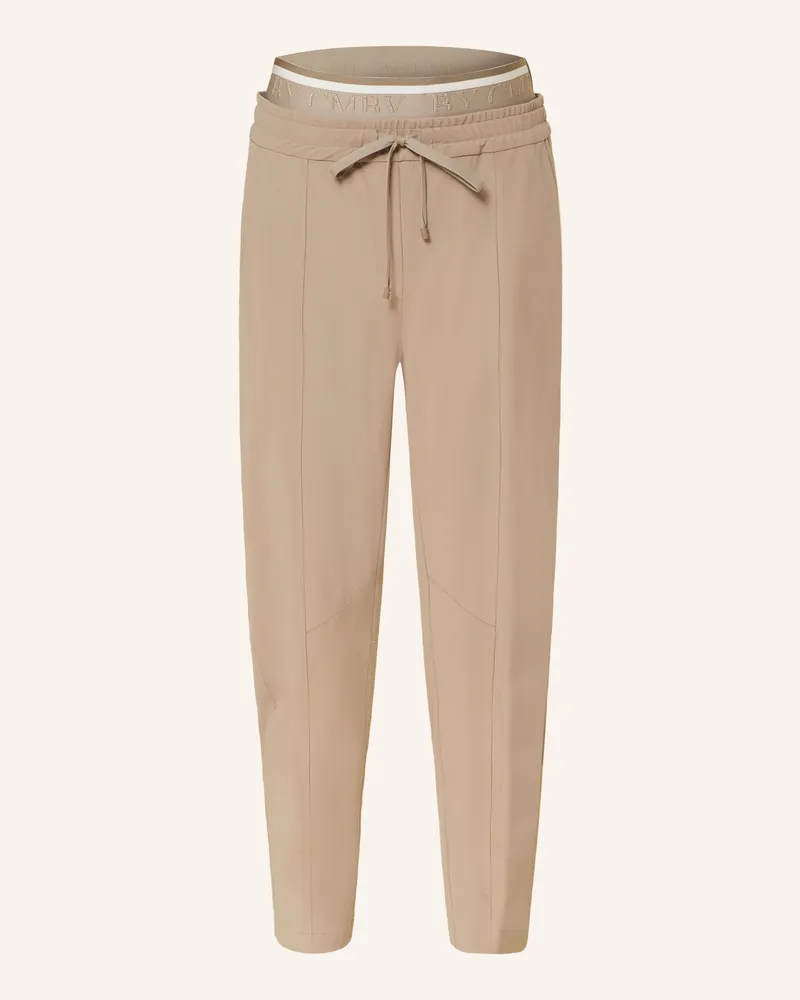 Cambio 7/8-Hoser EDEN im Jogging-Stil Beige