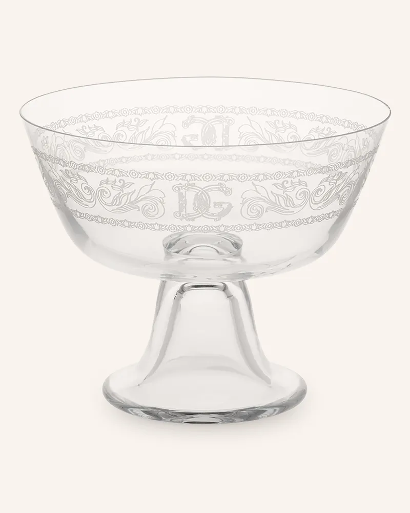 Dolce & Gabbana Casa Schale weiss Weiss