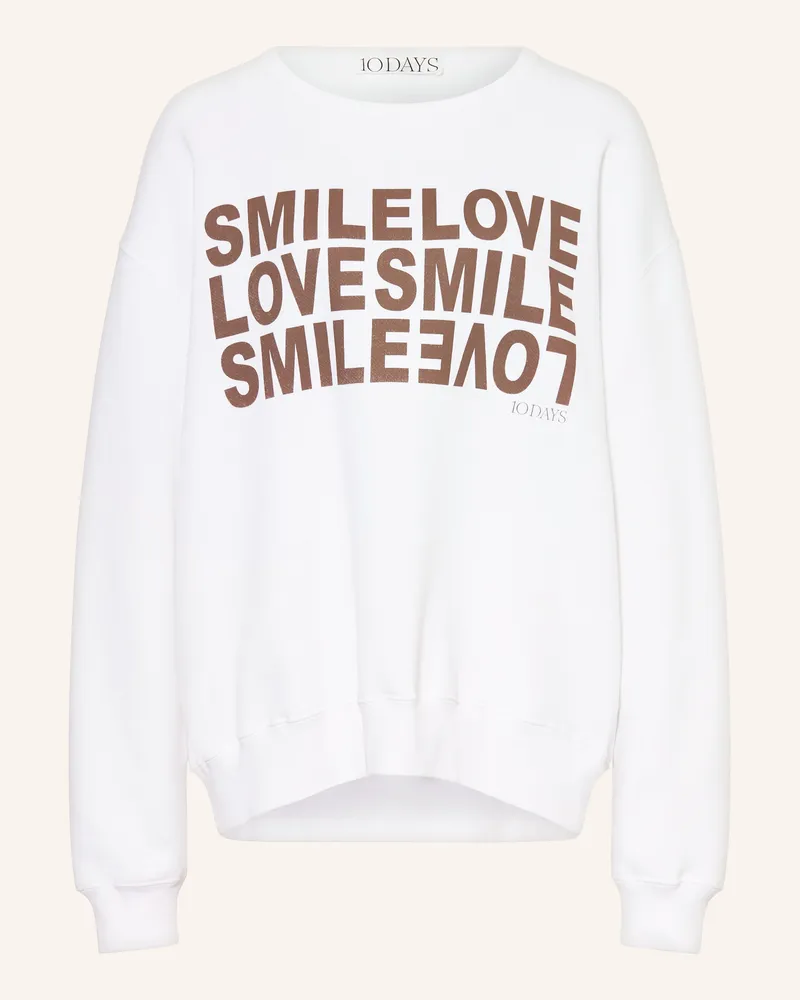 10Days Sweatshirt weiss Weiss