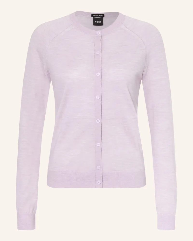 HUGO BOSS Strickjacke FONAMI Helllila