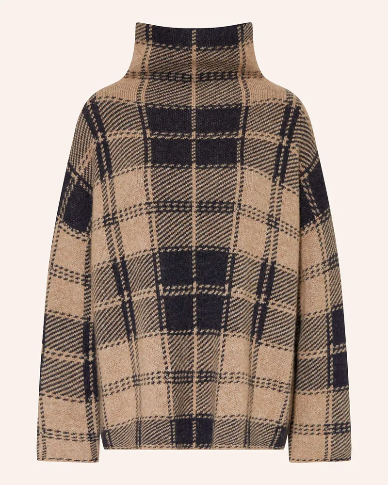 SMINFINITY Oversized-Pullover aus Cashmere Hellbraun