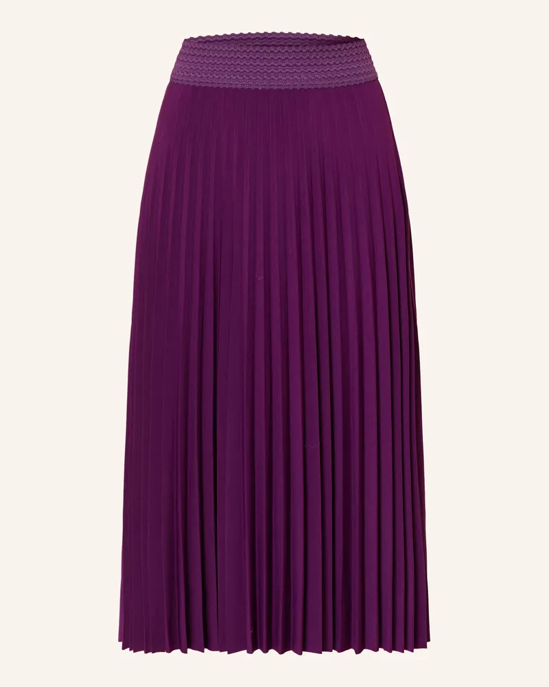 Rich&Royal Plisseerock aus Jersey Lila