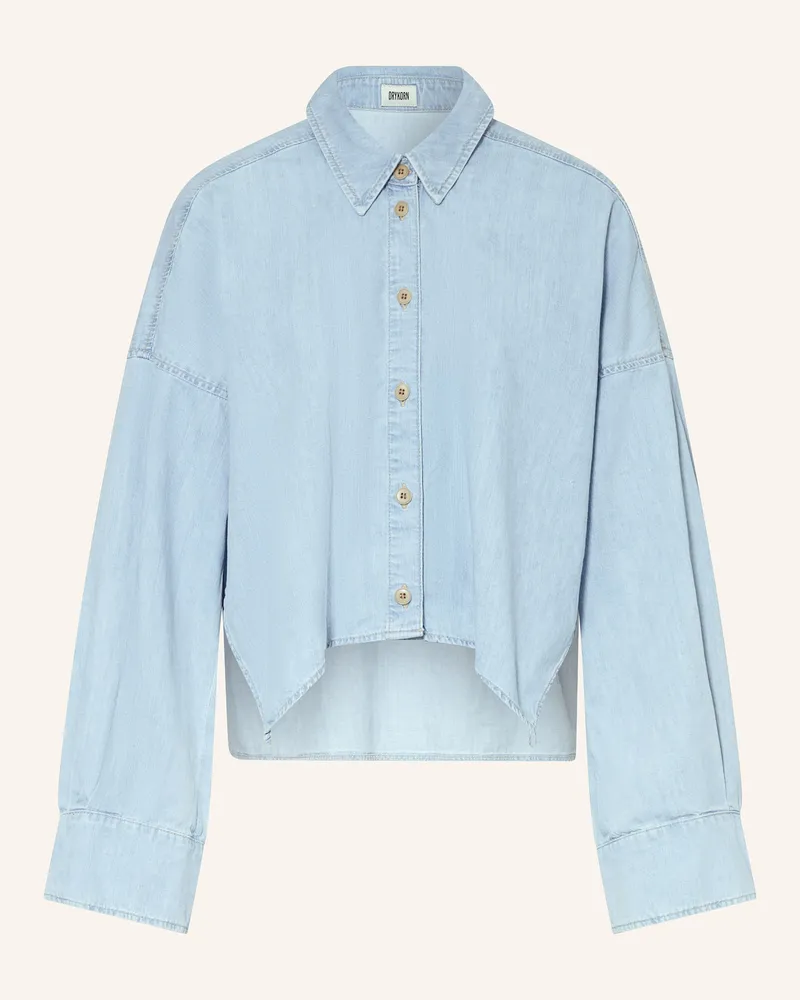 Drykorn Jeansbluse Oshia blau Hellblau