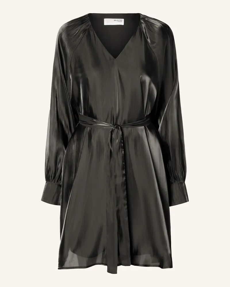 Selected Kleid schwarz Schwarz