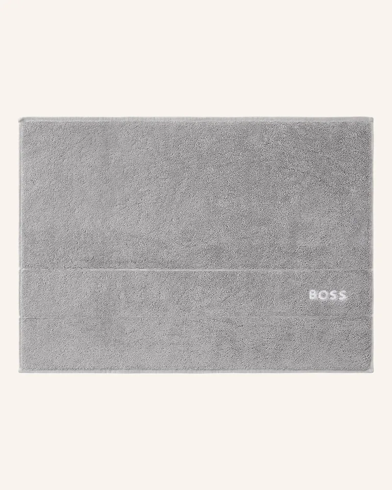HUGO BOSS Badematte Plain grau Hellgrau