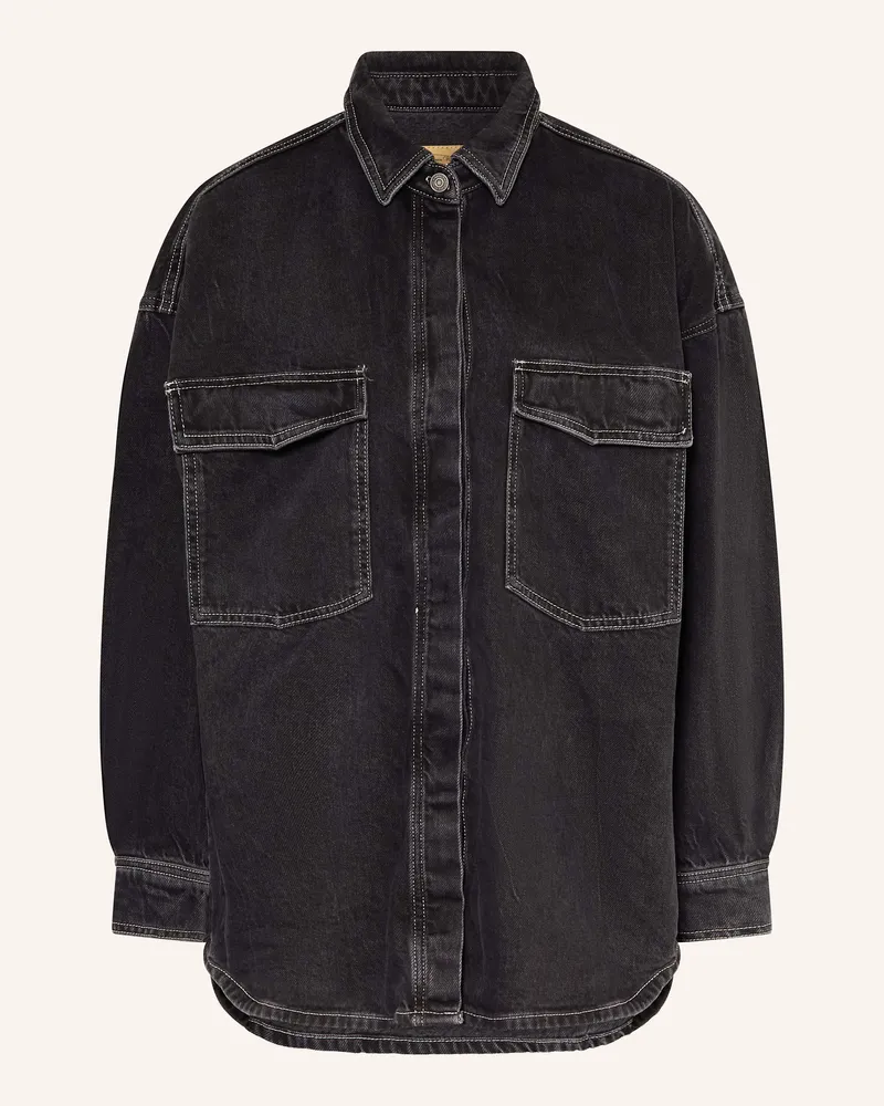 American Vintage Jeansjacke YOPDAY Schwarz