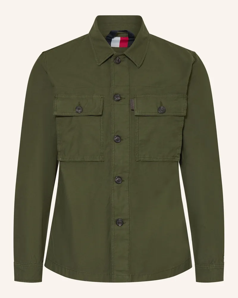 Tommy Hilfiger Overshirt Dunkelgrün