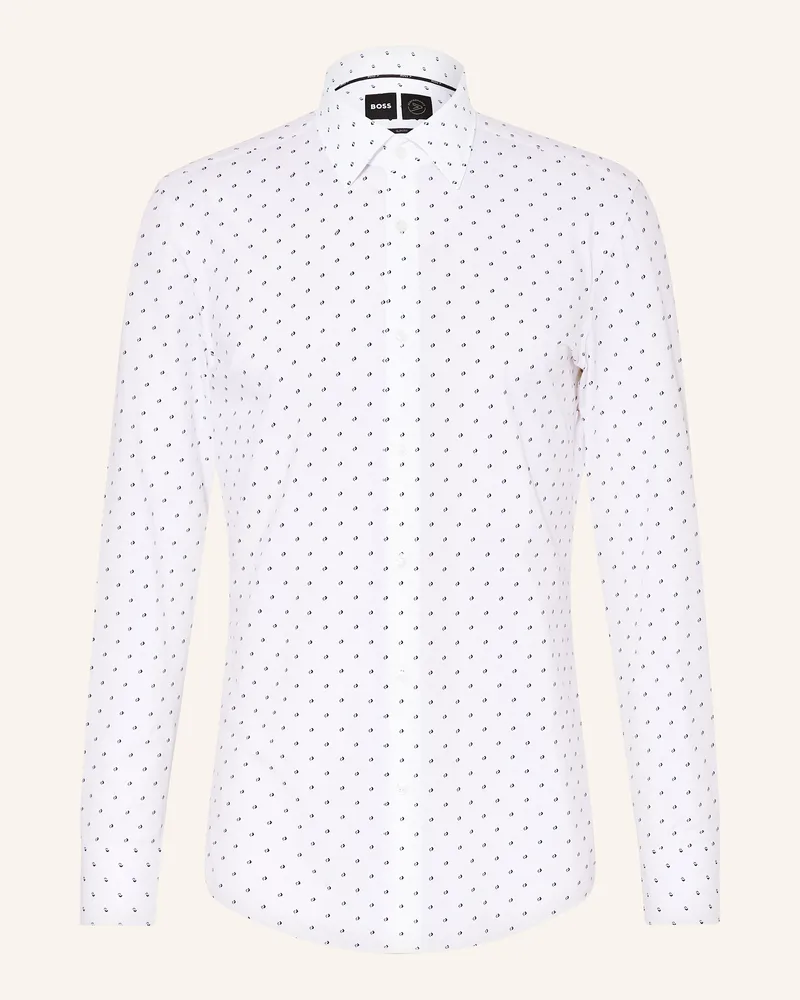 HUGO BOSS Hemd HANK Slim Fit Dunkelblau