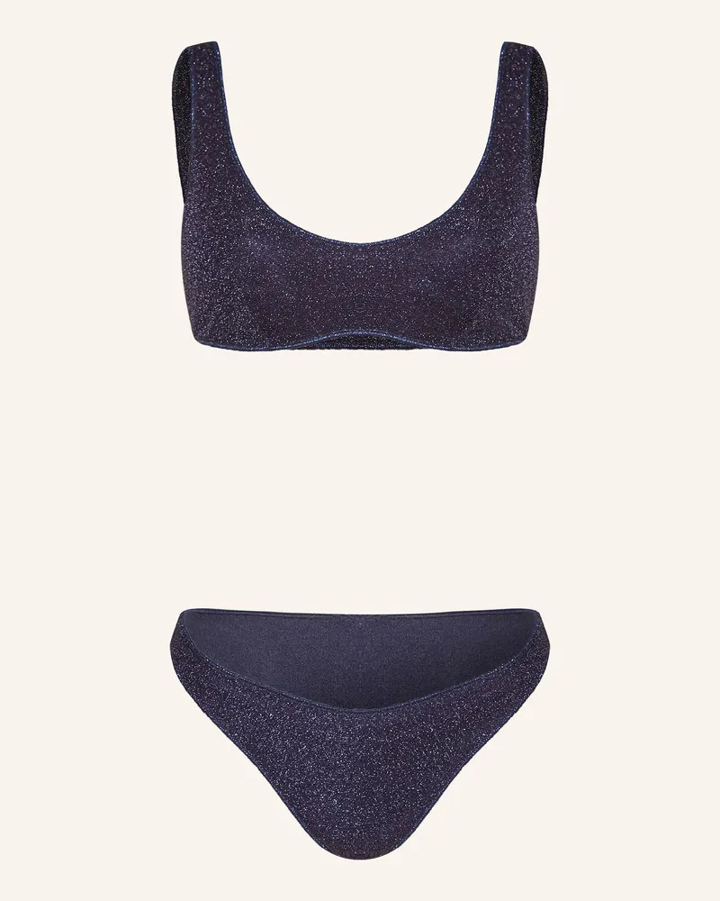 Oséree Bustier-Bikini Lumiere Sporty blau Dunkelblau