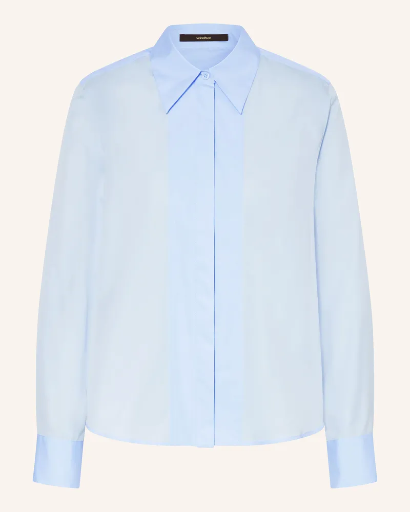 windsor. Hemdbluse blau Hellblau