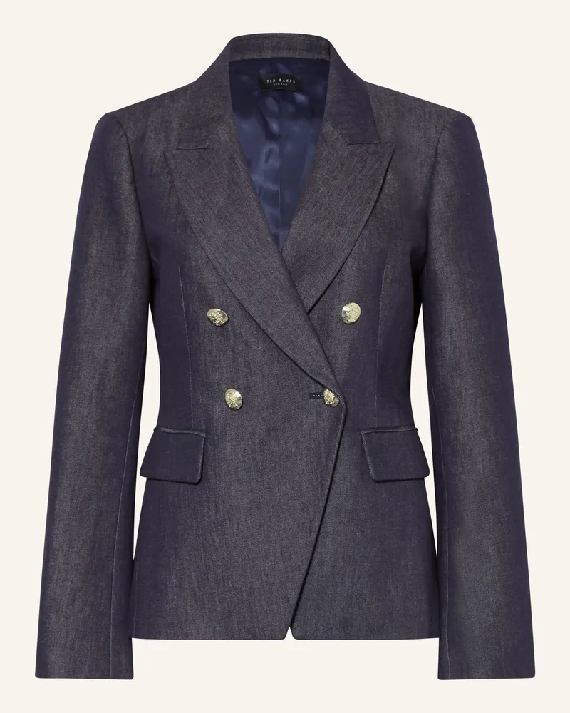 Ted Baker Blazer Eliviab In Jeansoptik blau Dunkelblau