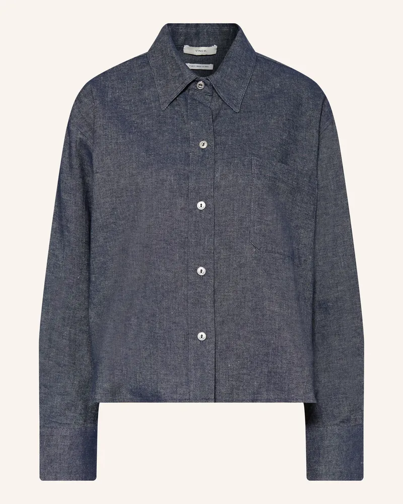 Vince Jeansbluse blau Dunkelblau