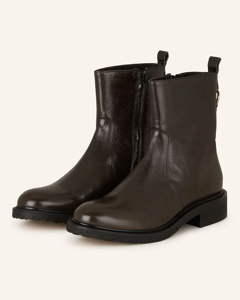 Billi Bi Stiefeletten Dunkelbraun