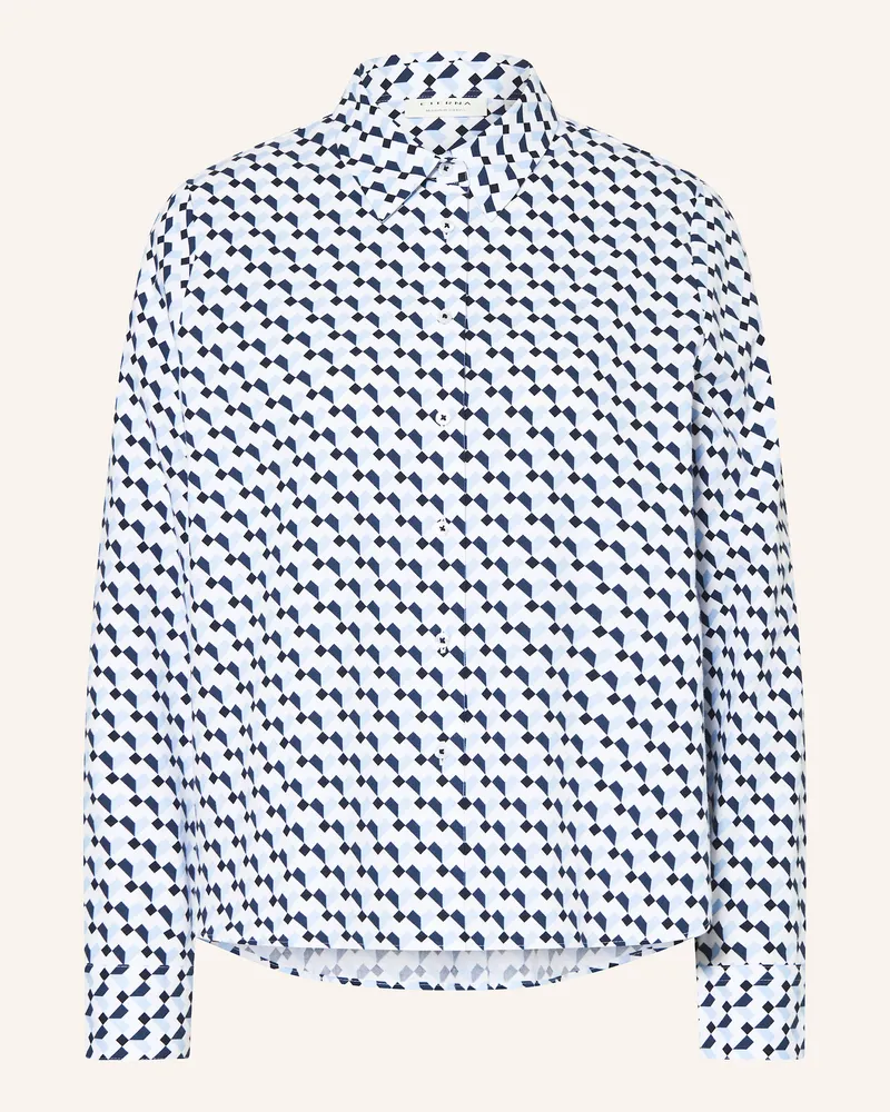 Eterna Hemdbluse aus Flanell Hellblau