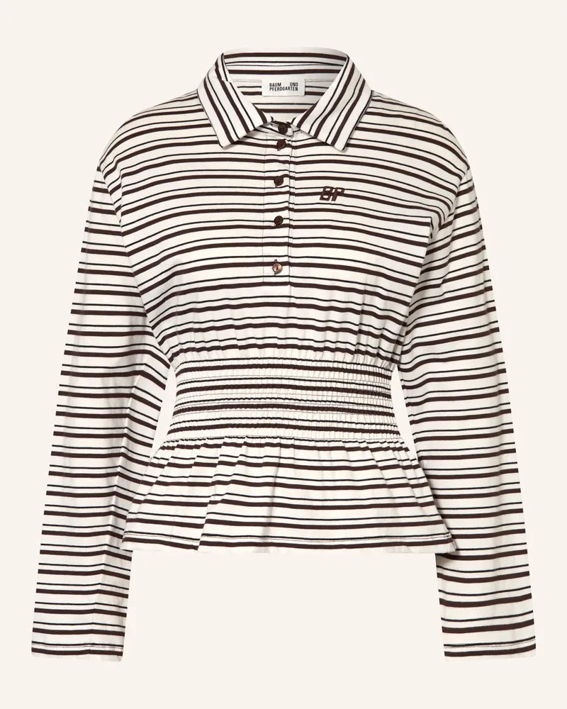 Baum und Pferdgarten Jersey-Poloshirt Josefin braun Dunkelbraun